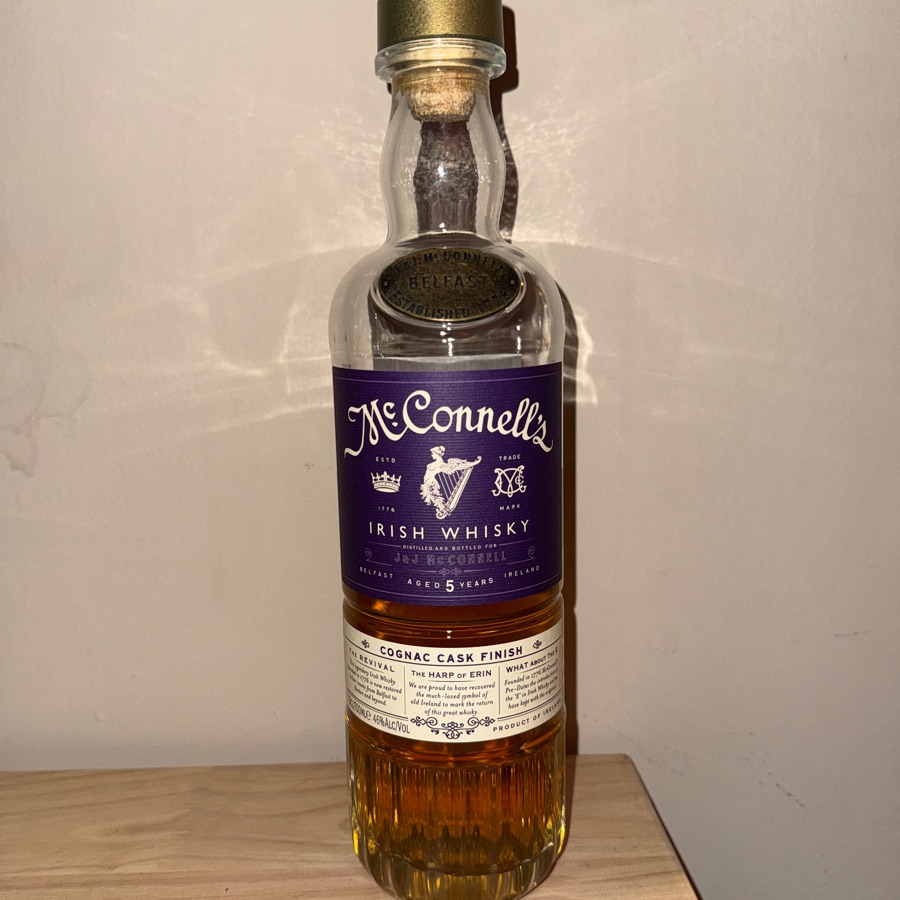 McConnell's Irish Whiskey Cognac Cask Finish 5 Year