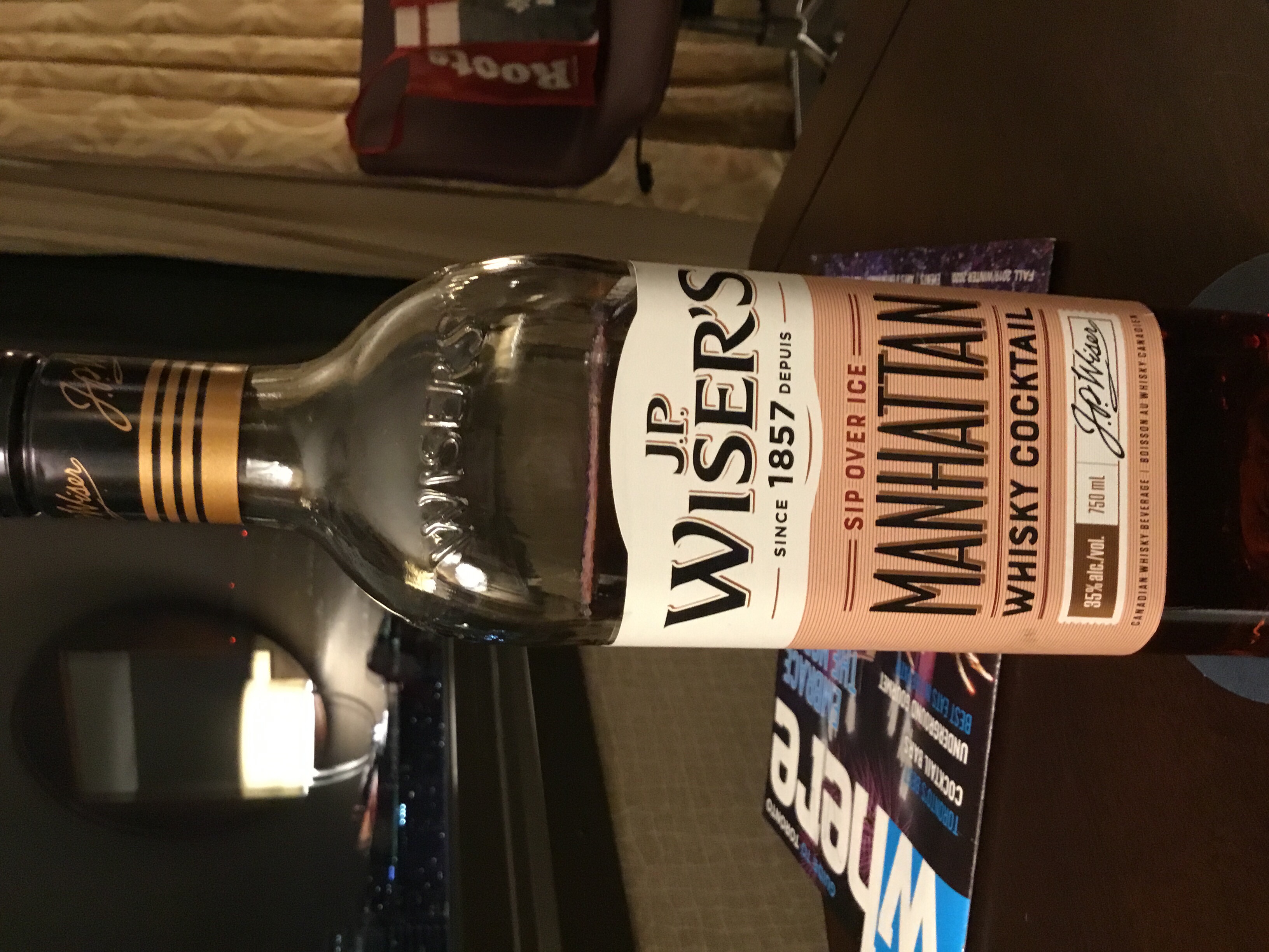 J.P. Wiser's Manhattan Whisky Cocktail