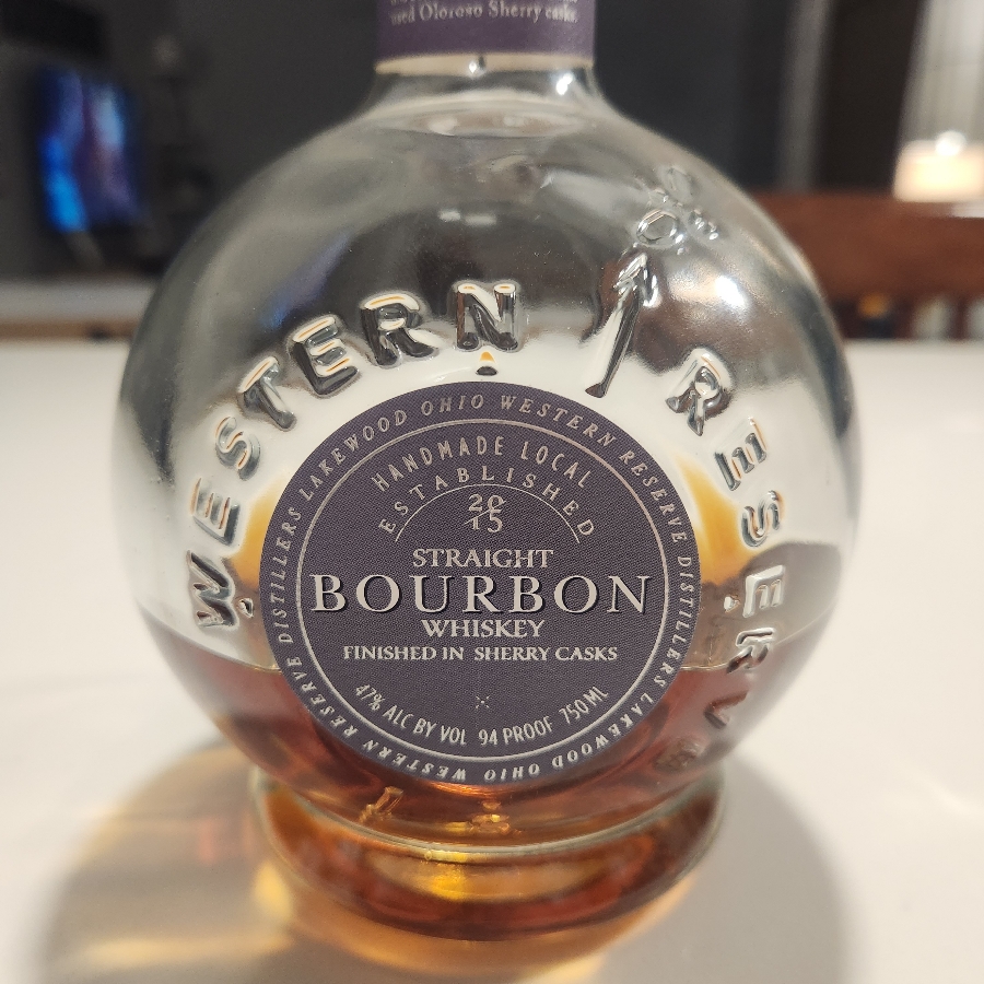 Western Reserve Straight Bourbon Whiskey Finished in Sherry Casks