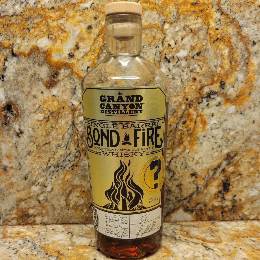 Grand Canyon Distillery Single Barrel Bond Fire American Single Malt Whiskey