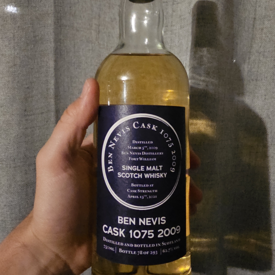 Ben Nevis Cask 1075 2009