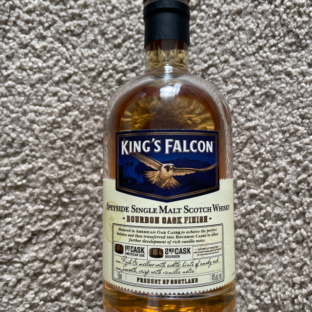 King's Falcon Speyside Single Malt Scotch Whiskey