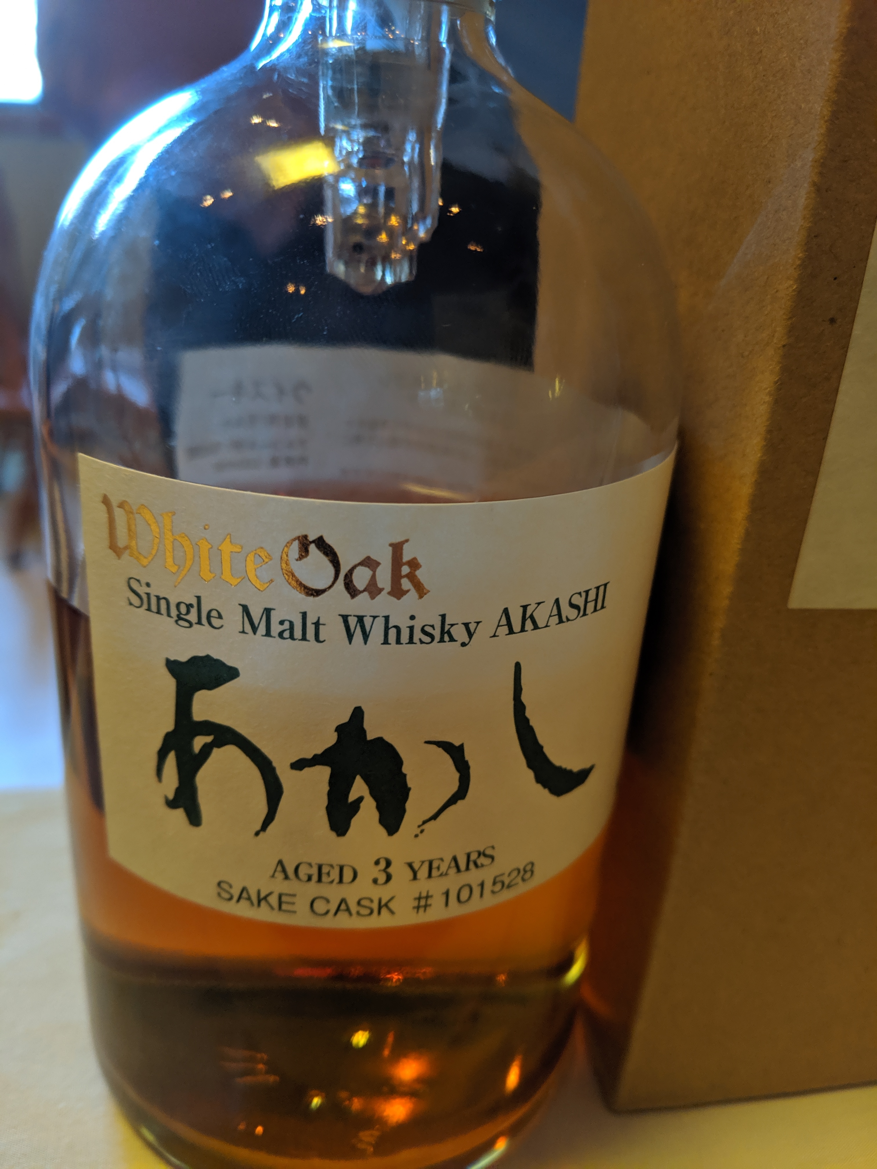 Akashi Single Malt Sake Cask