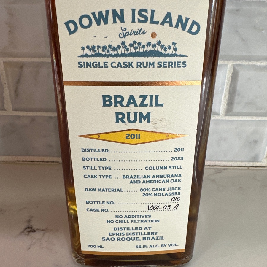 Down Island Brazil Rum