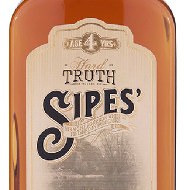Hard Truth Sipes' Straight Bourbon Finished in Rum Casks
