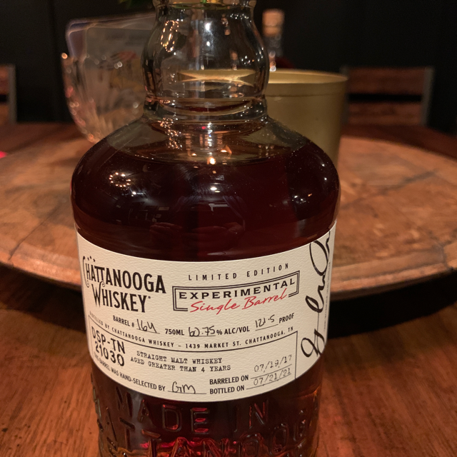 Chattanooga Whiskey Experimental Barrel 164