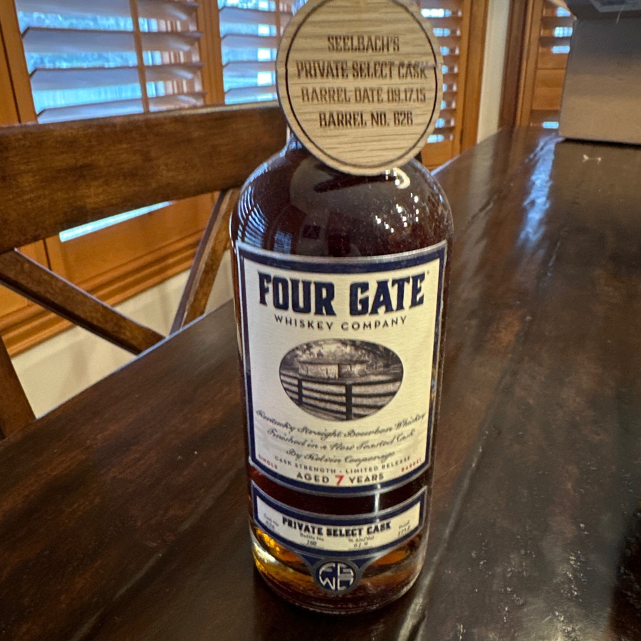 Four Gate Private Select Cask No. 626 (Seelbach's)