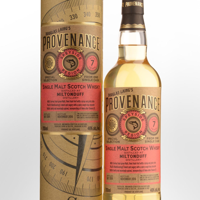 Miltonduff 2009 7 Year Provenance (Douglas Laing)