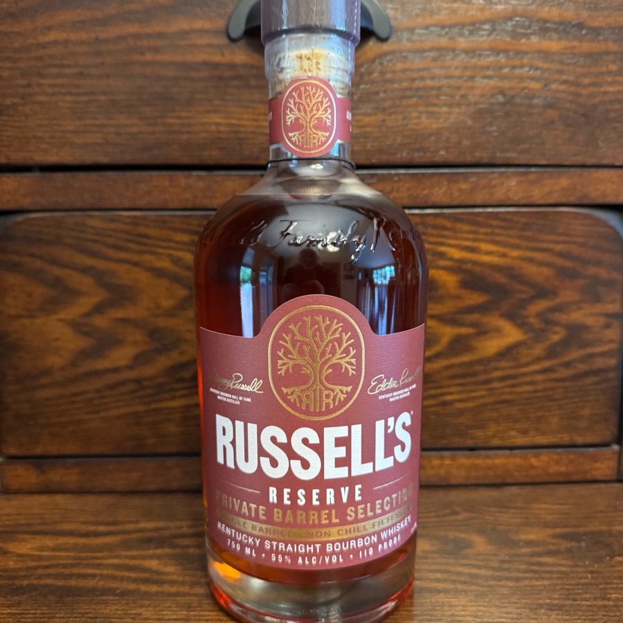 Russell's Reserve 8 Years Old "Angry Bird" Private Barrel Selection Kentucky Straight Bourbon Whiskey The Prime Barrel Pick #139