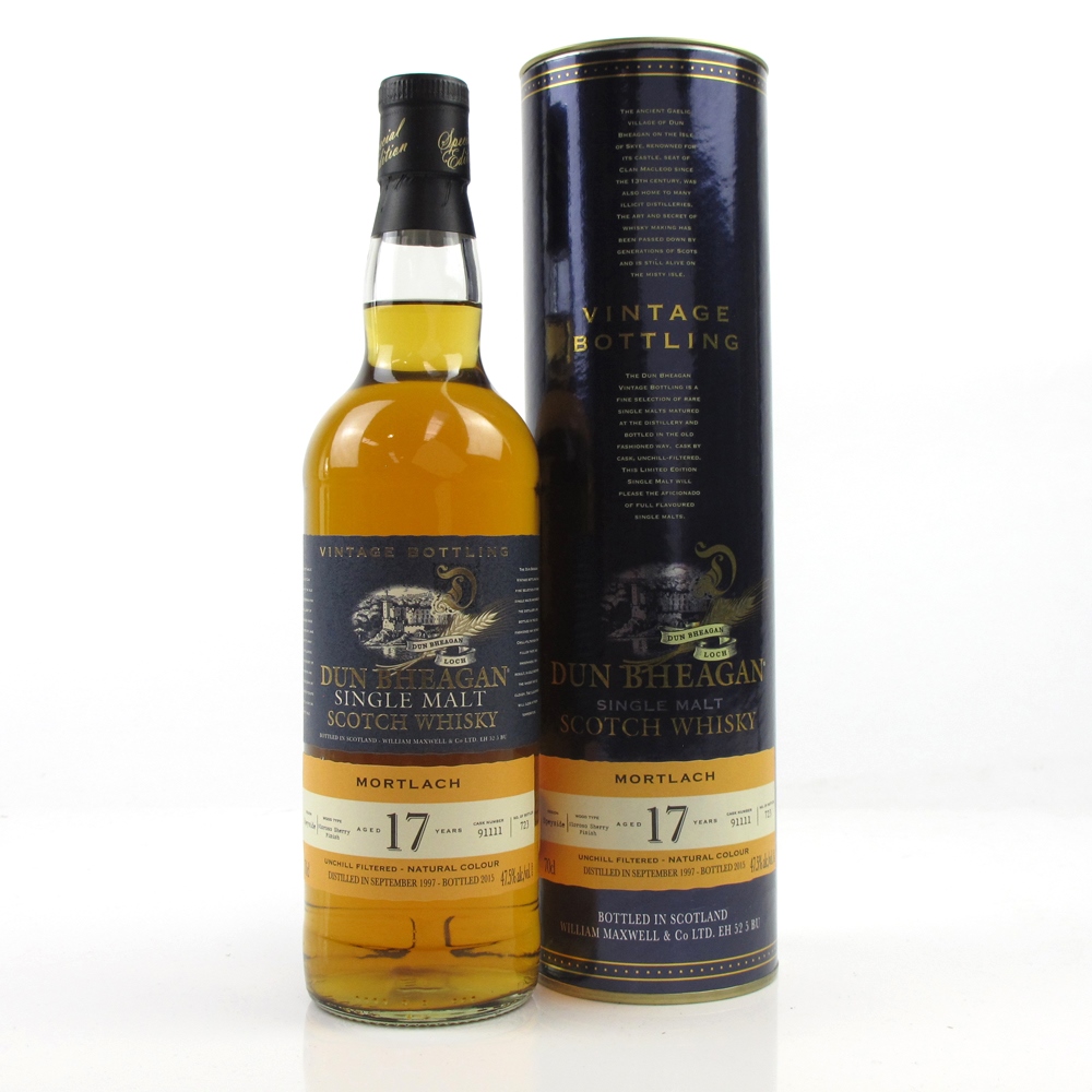 Mortlach 1997 17 year Dun Bheagan Oloroso Sherry 