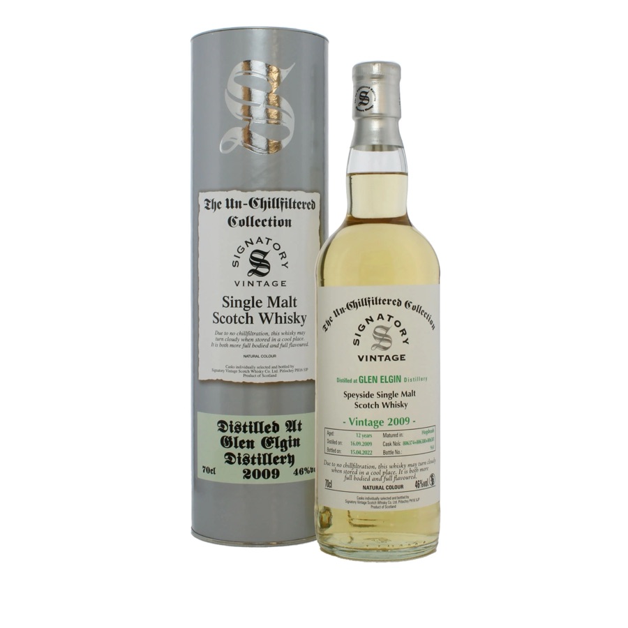 Glen Elgin 12 Year Old 2009 Signatory Vintage