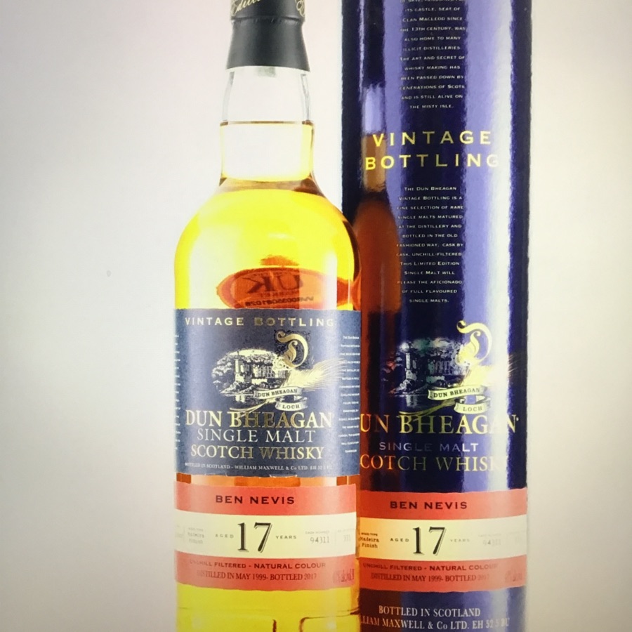 Ben Nevis 17 Year Old 1999 (cask 94311) Dun Bheagan (Ian Macleod) Whisky