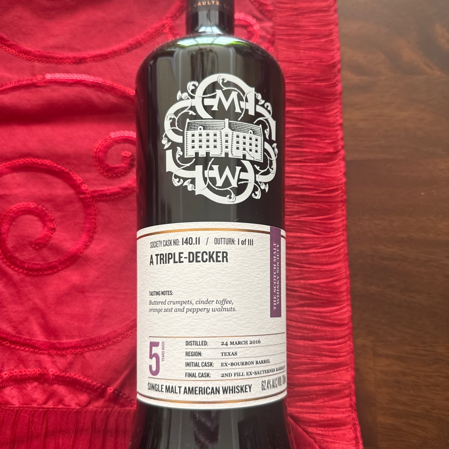 Single Mal Whiskey Society - 140.11 - A Triple-Decker - Balcones
