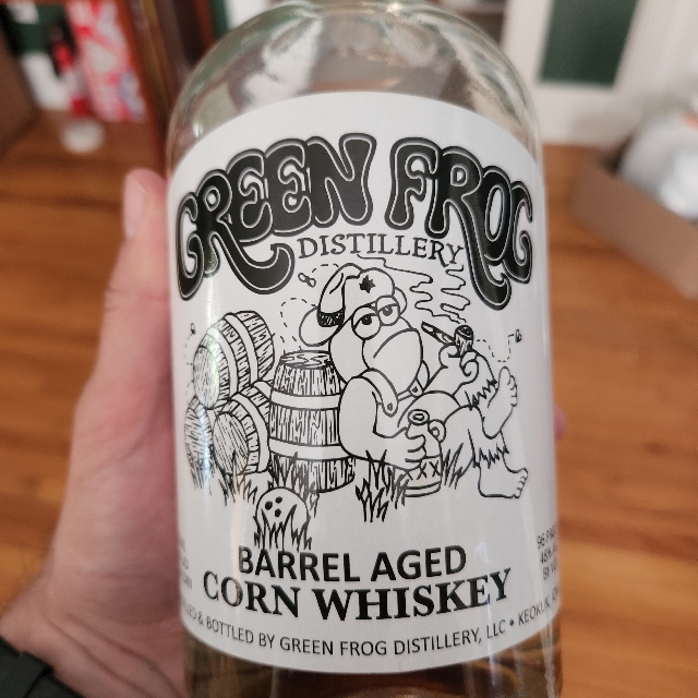Green Frog Barrel Aged Corn Whiskey