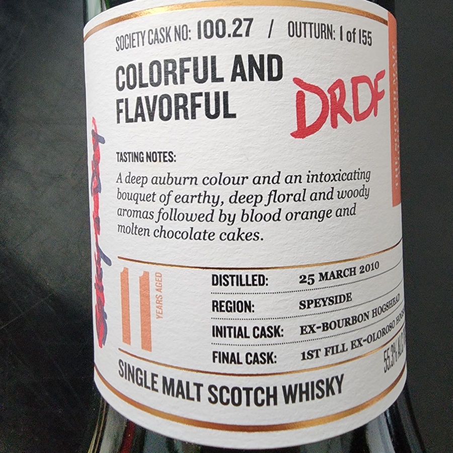 SMWS 100.27 Colorful and Flavorful