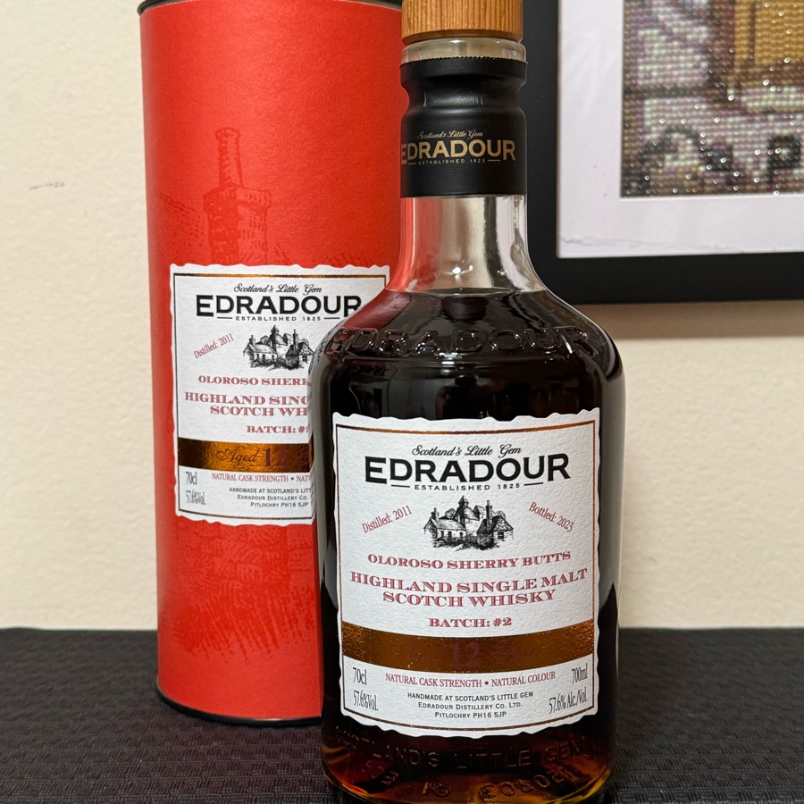 Edradour 12 yr Cask Strenght Oloroso Sherry Batch 2