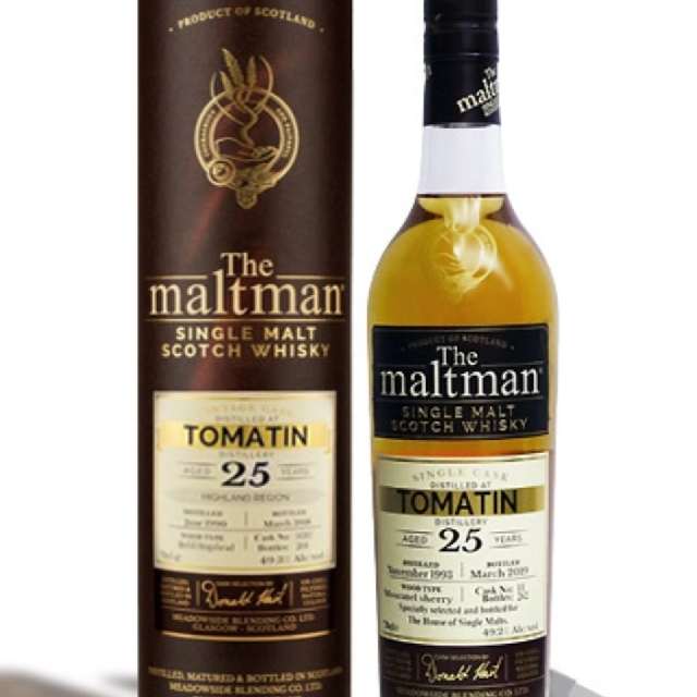 Tomatin 1993 25 Year (The Maltman)