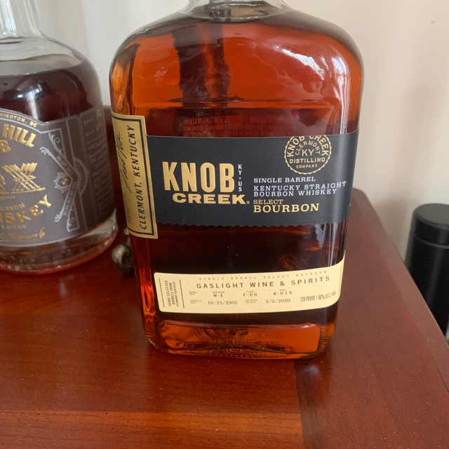 Knob Creek Single Barrel Select W-E F-06 R-019 (Gaslight Wine & Spirits)