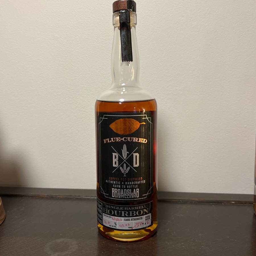 Broadslab Distillery Flue-Cured Single Barrel Small Batch #6