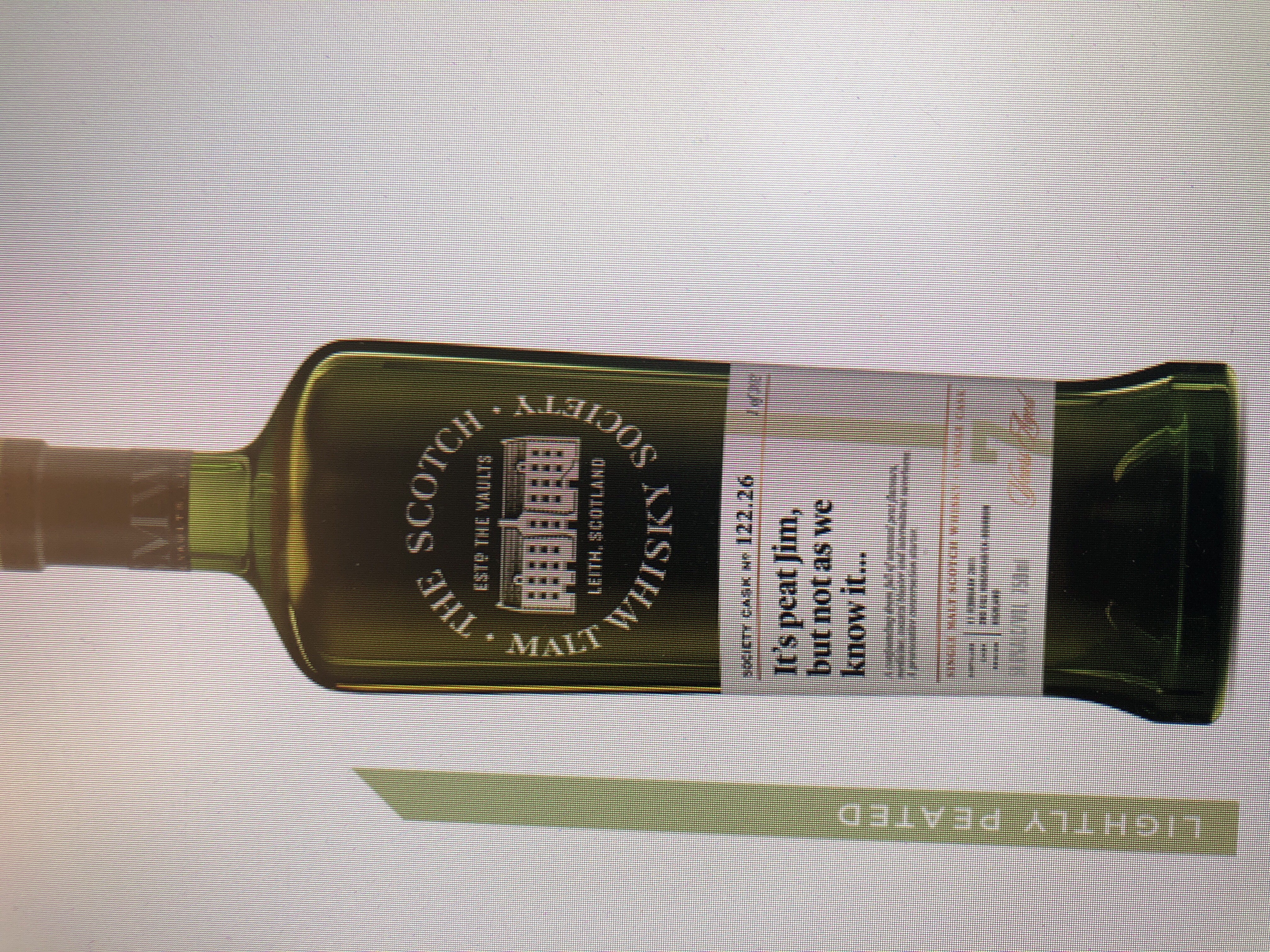 It's peat Jim, but not as we know it... 122.26 (SMWS)