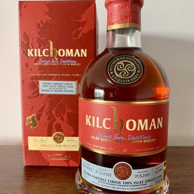 Kilchoman 100% Islay Pedro Ximenez Single Cask