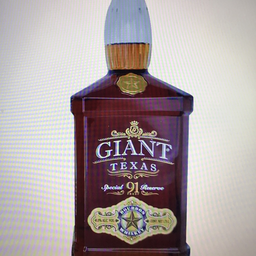 Giant Texas Gold Label Bourbon