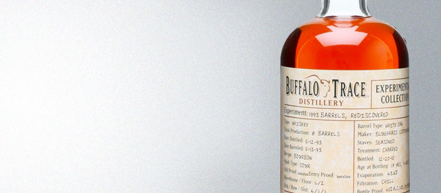 Buffalo Trace Experimental Collection 1993 Barrels, Rediscovered