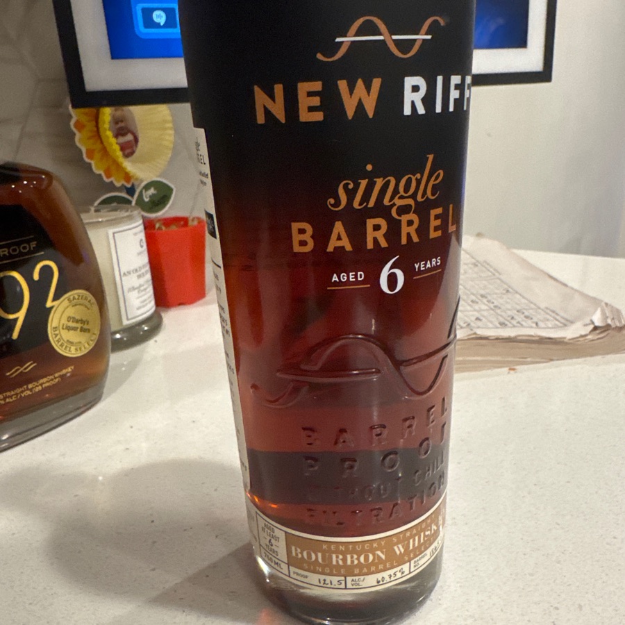 New Riff Single Barrel "Odarbys Liqour Barn"