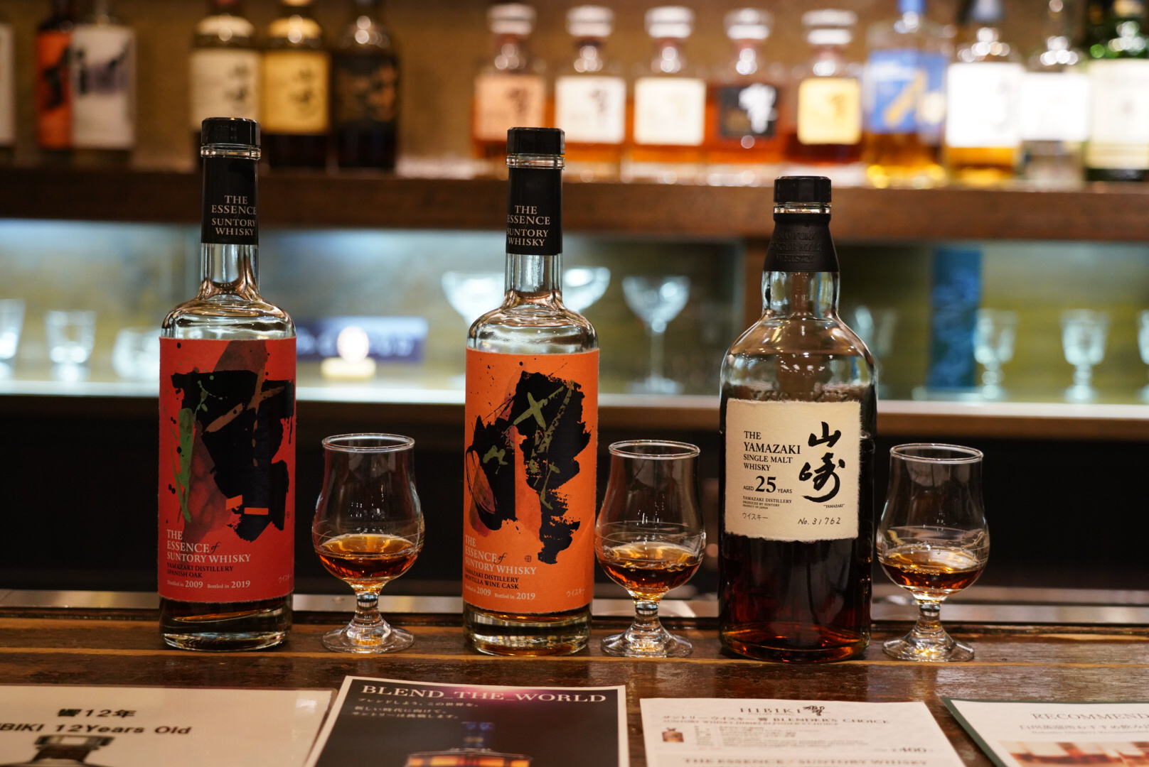 The essence of suntory whisky spanish oak