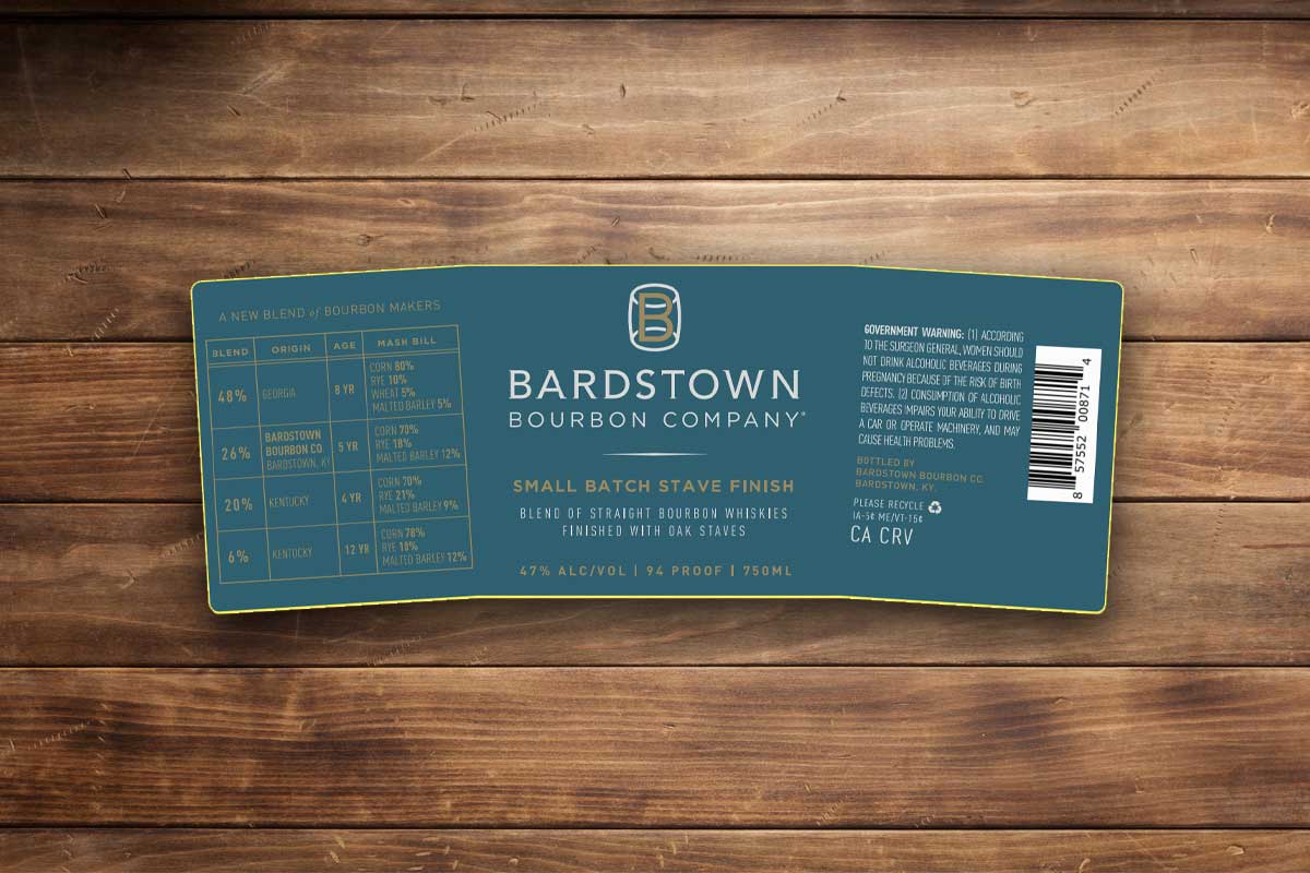 Bardstown Bourbon Co. Small Batch Stave Finish