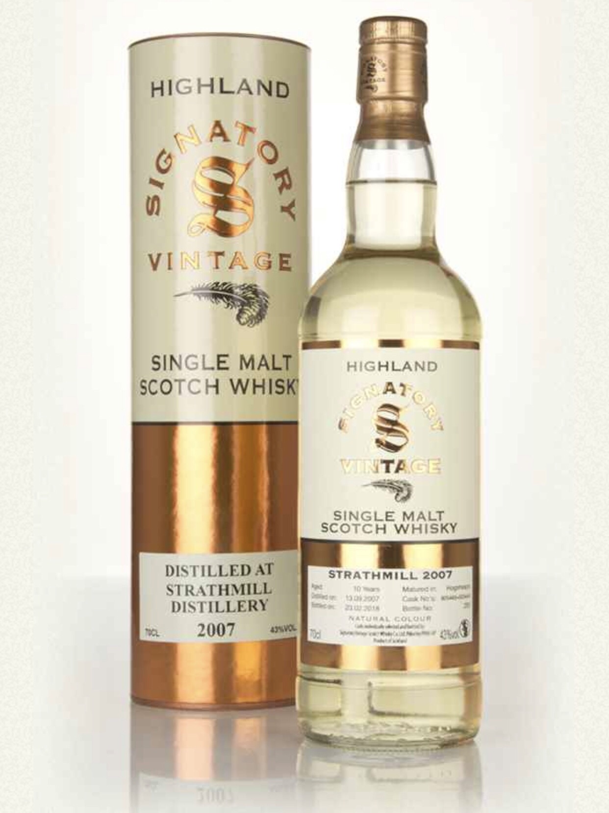 Strathmill 2007 10 Year 86 Proof Collection (Signatory)