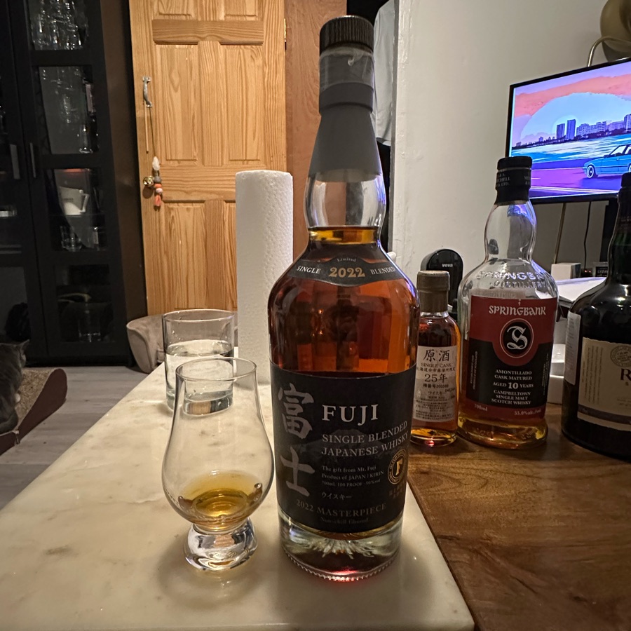 Fuji 2022 Masterpiece Single Blended Japanese Whisky