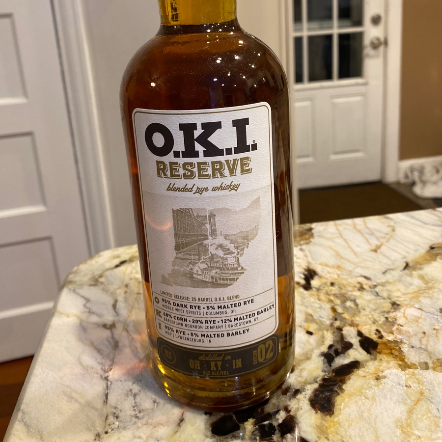 O.K.I. Reserve Blended Rye Whiskey (Batch 2)