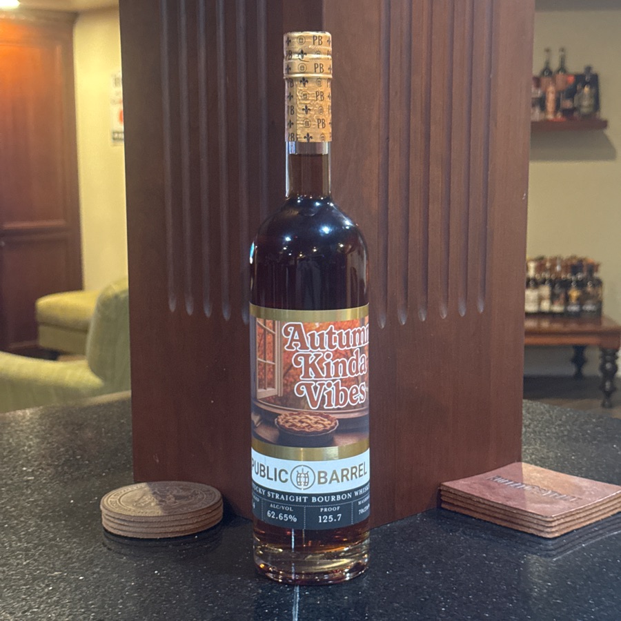 Public Barrel Kentucky Straight Bourbon Whiskey (Autumn Kinda Vibes)