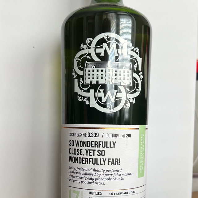 SMWS so wonderfully close, yet so wonderfully far 3.339