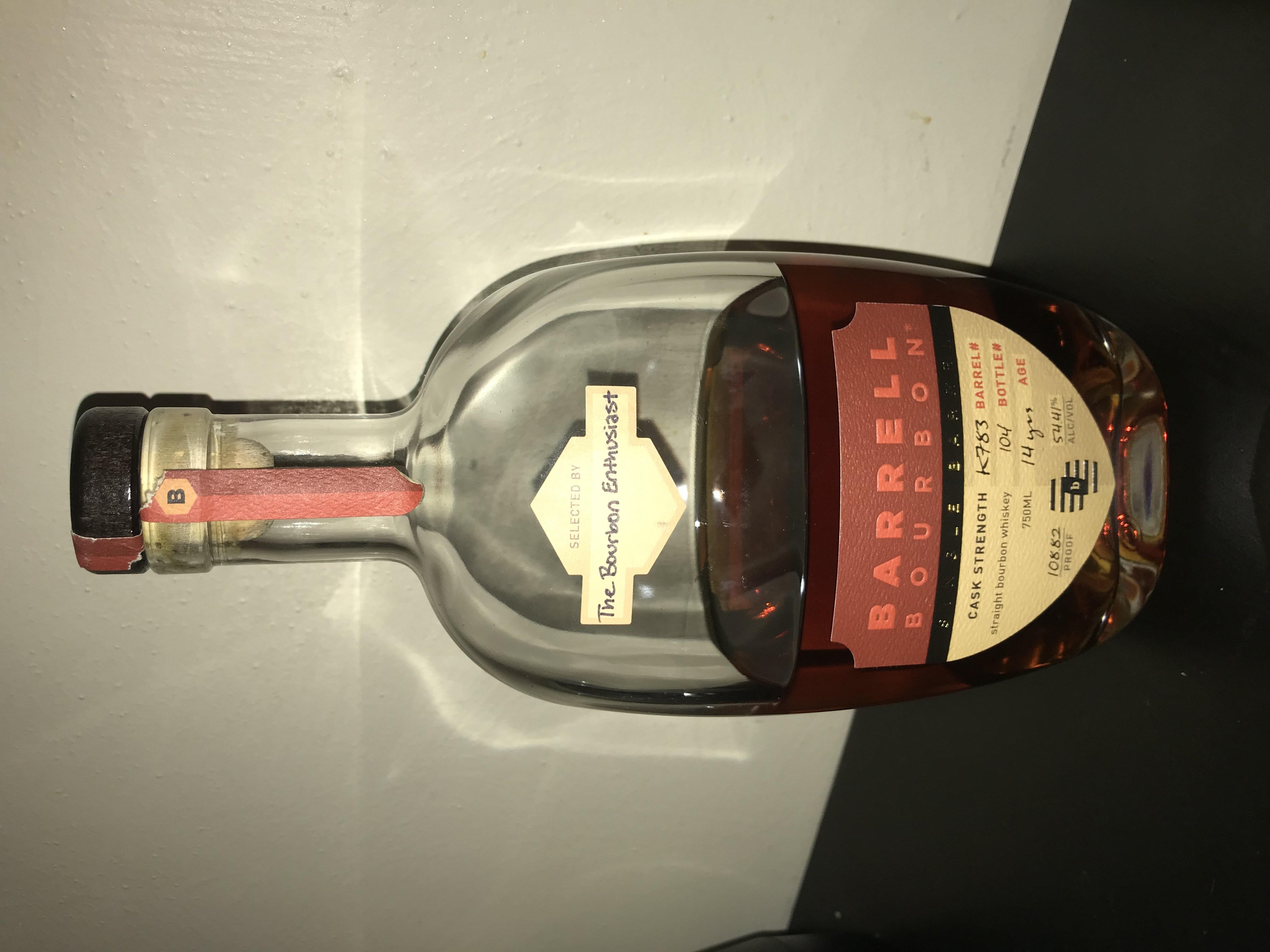 Barrell Bourbon Single Barrel #k783 (The Bourbon Enthusiast)