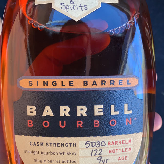 Barrell Single Barrel Cask Strength Store Pick