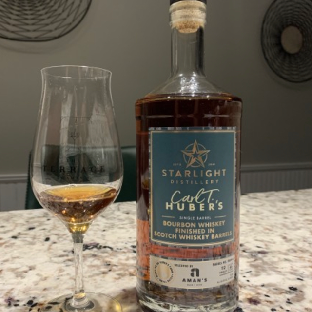 Starlight Carl T. Huber's Single Barrel Bourbon Finished in Scotch Whisky Barrels