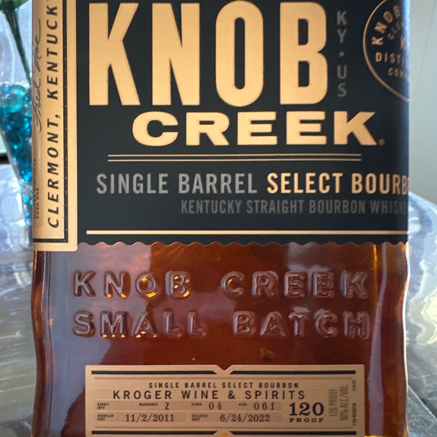 Knob Creek Single Barrel "Kroger Wine & Spirits" 6/22