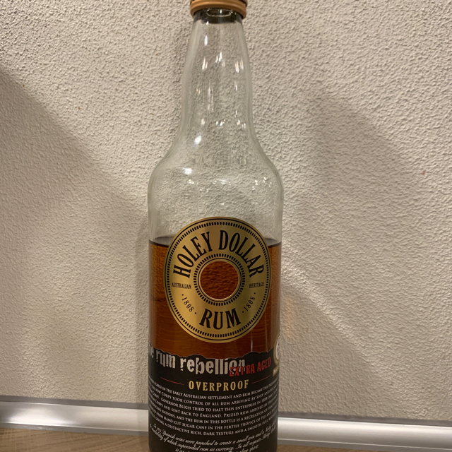 Holey Dollar Gold Coin Overproof Rum