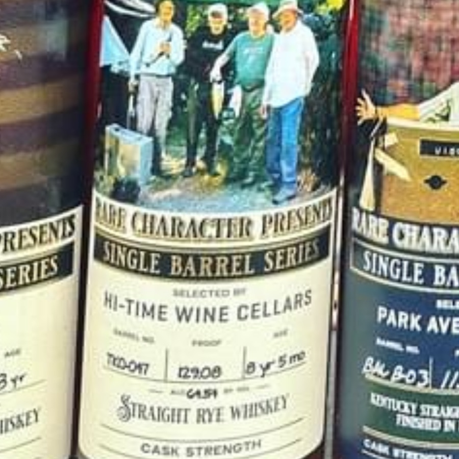 Rare Character Single Barrel Straight Rye (TKO-047 Hi-Time Wine Cellars)