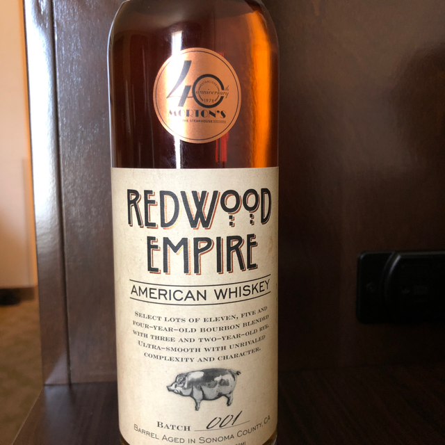 Redwood Empire American Whiskey (Morton's 40th Anniversary Edition)