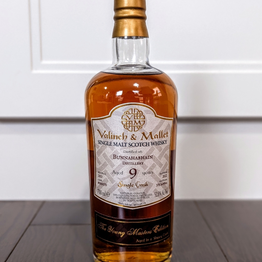 Valinch & Mallet Bunnahabhain 2013 9 Year Single Malt Scotch Whisky