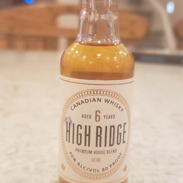 High Ridge 6 Year Canadian Whisky
