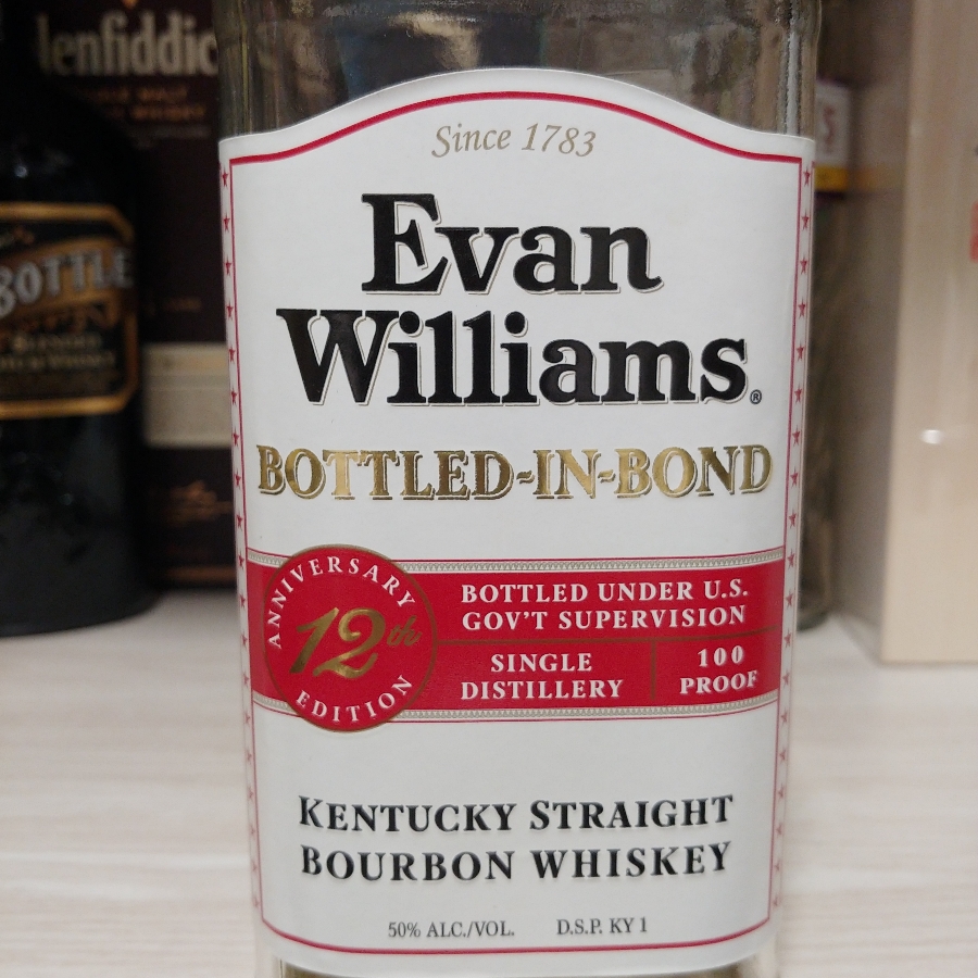 Evan Williams Bottled-in-bond 12th anniversary edition