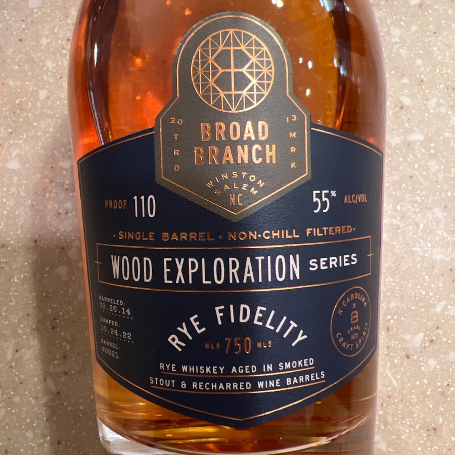 Broad Branch Rye Fidelity - Wood Exploration Series