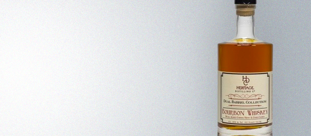 Heritage Distilling Dual Barrel Collection Bourbon Whiskey
