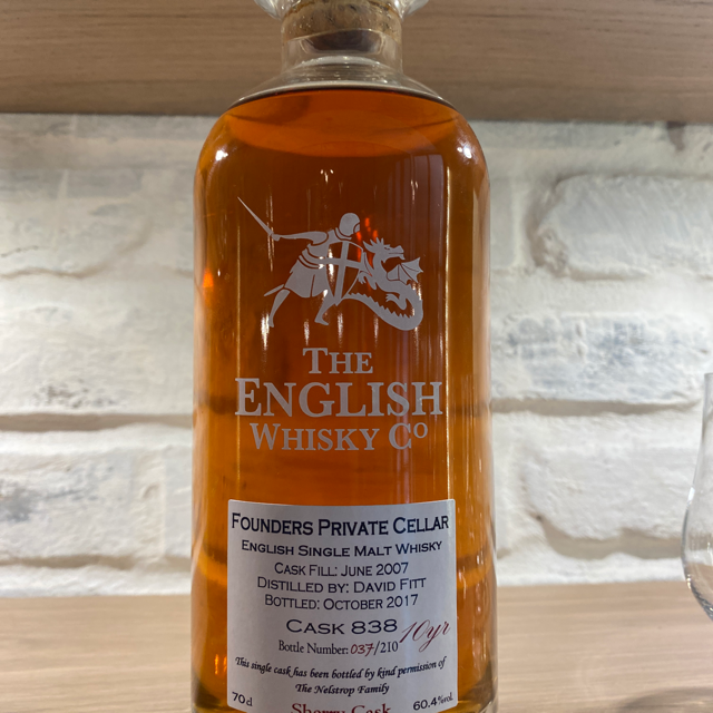 The English Whisky Co 10 Year Founders Private Cellar