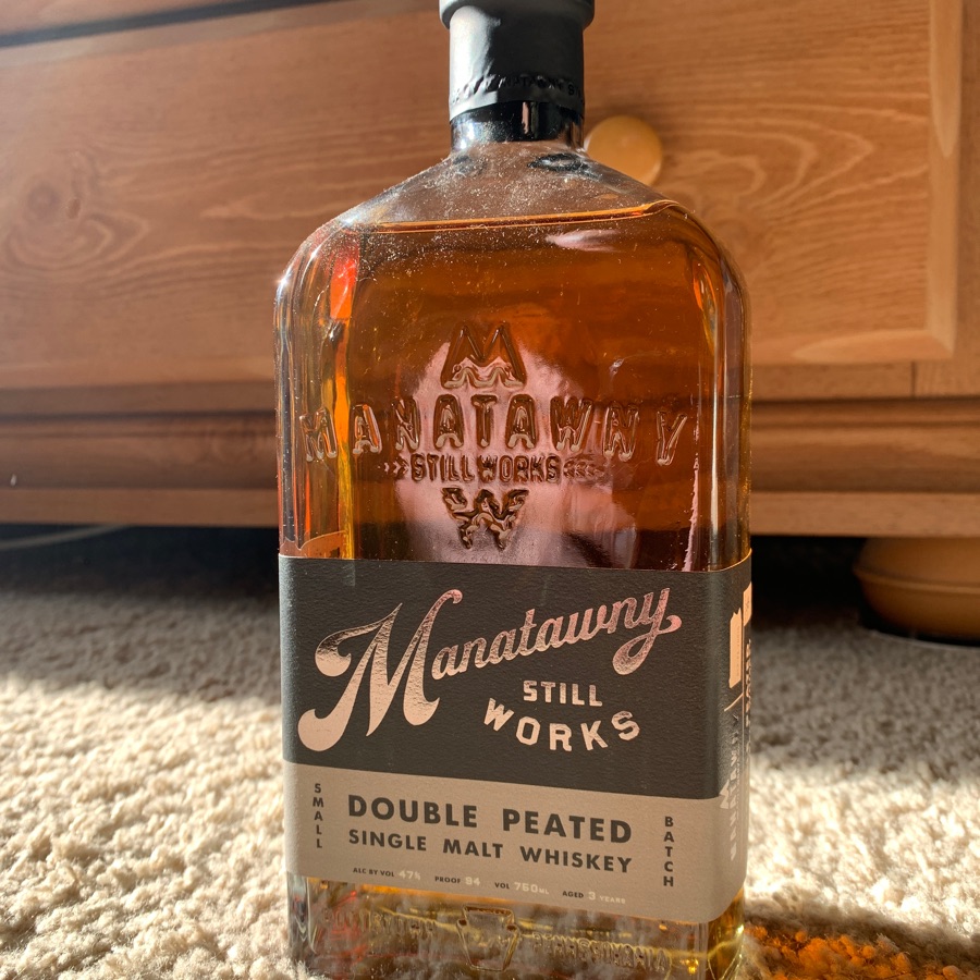 Manatawny Still Works Small Batch Double Peated Single Malt Whiskey