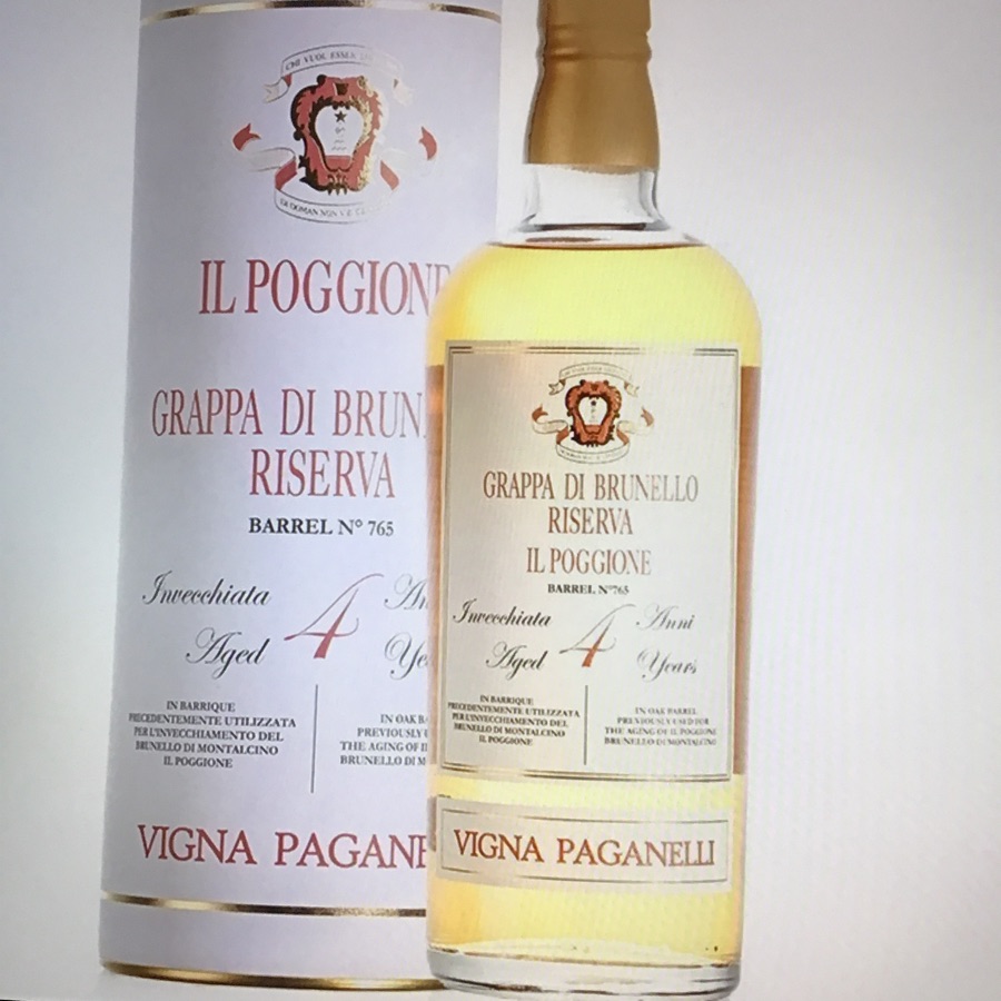 Tentuta Il Poggione Grappa di Brunello Reserva Vigna Paganelli